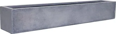 Immagine prodotto di Fioriera FLOBO in fibra di vetro, grigio cemento, 100x17x15 cm
