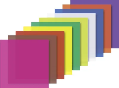 Produktbild von Faltblatt Papier 10x10cm transparent VE=5x250 Blatt