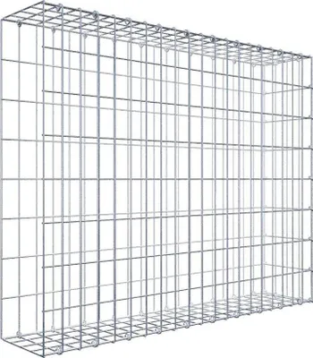 Produktbild von Anbaugabione Typ 2 100 cm x 80 cm x 20 cm, Maschenweite 5 cm x 10 cm, C-Ring