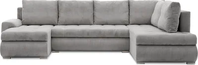 Produktbild von Ecksofa TOKIO II PRO mit Schlaffunktion - Eckcouch mit 3 Bettkasten - POSO 055 Hellgrau RECHTS (Muster 1)