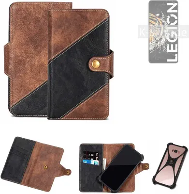 Produktbild von K-S-Trade Handyhülle Schutzhülle Bookstyle Case kompatibel mit Lenovo Legion Y70 Klapphülle Cover Hülle Schutztasche 1x