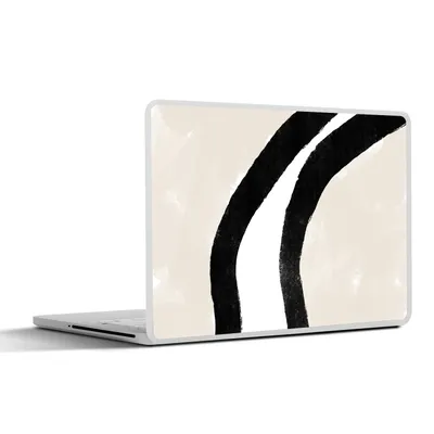 Produktbild von MuchoWow® Laptop Aufkleber Sticker Cover Abstrakt - Linie - Design - Pastell 30x21 cm - Sticker für Laptop - Selbstklebend