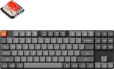 Immagine prodotto di Tastiera Keychron K1M-H1 Universale USB + RF Wireless + Bluetooth Nero
