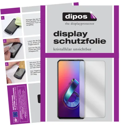 Produktbild von 6x Schutzfolie für Asus Zenfone 6 (ZS630KL) klar Displayschutzfolie Display