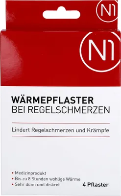 Produktbild von N1 Wärmepflaster bei Regelschmerzen, 4 St PFL