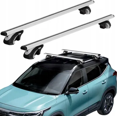 Produktbild von Alu Dachträger Relingträger 135 cm Azilo EMC Standard 135, auf Längsträgern, mit Diebstahlsicherung, silber