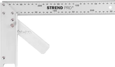 Obrázek produktu pro Úhelník08 300 mm, hliník, s úhloměrem