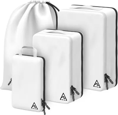 Productafbeelding van Omgoods - 4-delige Compressie Packing Cubes - Ruimtebesparend voor Reizen
