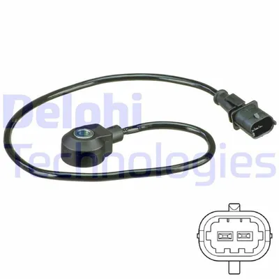 Produktbild von DELPHI Klopfsensor AS10209 für FORD Fiesta Mk6 Schrägheck (JA8, JR8)