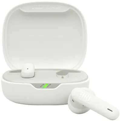 Obrázek produktu pro JBL Vibe Flex 2, True Wireless Stereo (TWS), Hovory/hudba, 20 - 20000 Hz, 8,24 g, Sluchátka s mikrofonem, Bílá