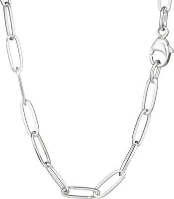 Produktbild von Collier 50cm Langankerkette aus 925 Sterling Silber Halskette 3,1mm Breit 6873