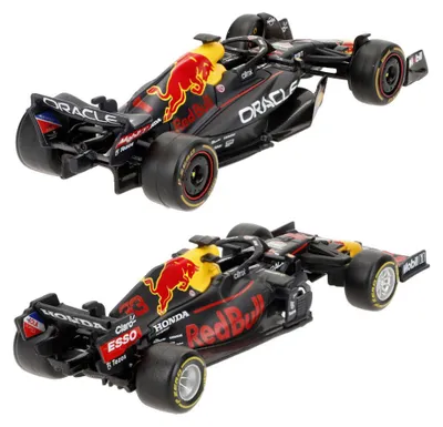 Produktbild von Bburago Bburago F1 Spielzeugauto Red Bull Racing Max Verstappen 4er-Pack 1:43 Modellauto