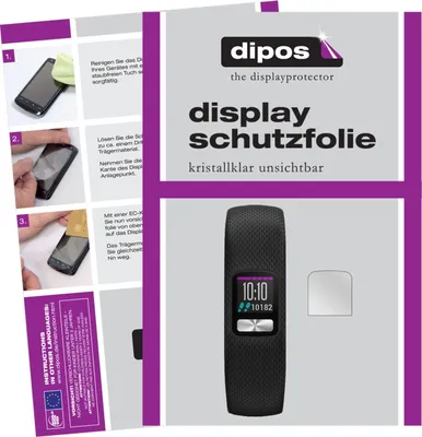 Produktbild von 6x Schutzfolie für Garmin Vivofit 4 klar Displayschutzfolie Folie Display Schutz dipos