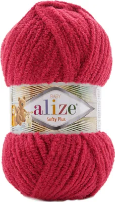 100g Kuschelgarn Alize Softy Plus Baby Oeko-Tex 100 Strickgarn Kuschelwolle Babywolle himbeere