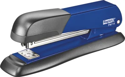 Produktbild von Heftgerät FM14 Metall bis 25 Blatt blau Packung mit 20 Stück