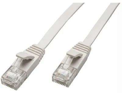 Image de Câble Câble patch CAT 8 pour réseau, LAN et Ethernet 5m blanc