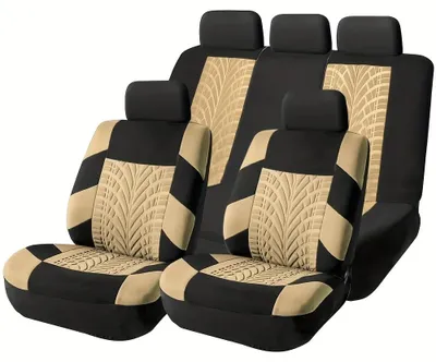 Immagine prodotto di Coprisedili per auto, comfort per tutto l'anno, facile installazione, color kaki