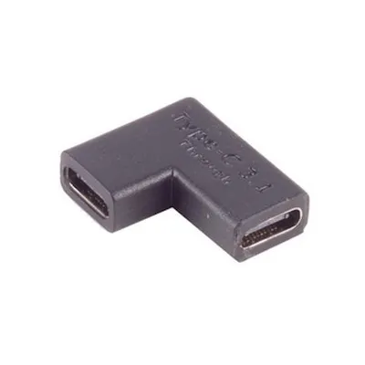 Produktbild von S/CONN maximum connectivity Adapter, USB-C Verbinder, 3.1, 90° Winkel links/rechts, PVC (13-40005)