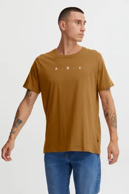 Produktbild von !Solid SDDain Herren T-Shirt Kurzarm Shirt mit Frontprint Rundhals-Ausschnitt Regular Fit