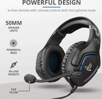 Produktbild von Trust Forze Gaming Headset GXT 488 For Ps5,Ps4 ,PC Schwarz