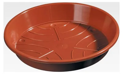 Produktbild von Topfuntersetzer 27 cm, Terrakotta, 27 x 27 x 3,4 cm