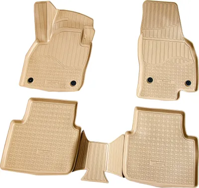 Immagine prodotto di Tappetini in gomma 3D per SKODA Kamiq | Tipo NW4 | Anno di costruzione dal 2019> | beige con bordo