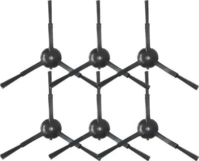 Imagen del producto de Cepillo lateral BiOHY compatible con todos los modelos Roborock S5 & S6 / S7, cepillo MaxV Ultra, juego de 6 unidades