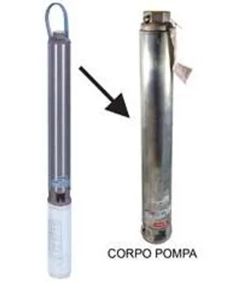 Productafbeelding van Pomphuis voor dompelpomp, 4 inch, monofase of driefase, 1,10 kW