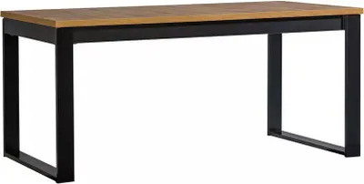 Obrázek produktu pro Rozkládací jídelní stůl 160(240)x90 CATAWBA - dub wotan / černý