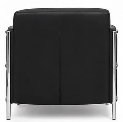 Obrázek produktu pro Tři moderní křesla, černý kovový rám, elegantní, pohodlná, ideální do obývacího pokoje