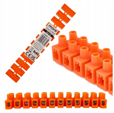 Obrázek produktu pro Konektor pro kabely, svorkovnice, 12-pólová, 25 mm², 60A, 1 kus