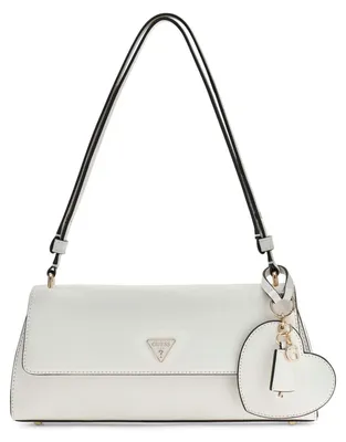 Produktbild von GUESS Schultertasche Umhängetasche Isobel Convertible Xbody Flap White weiß