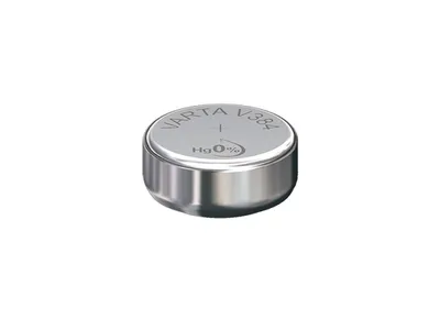 Immagine prodotto di Pila a bottone Varta all'ossido di argento, SR41/V384, 1,55 V/40 mAh 0384 101 111 (Pila a bottone)