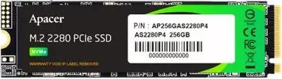 Produktbild von Apacer 256GB M.2 2280 NVMe AS2280P4 (AP256GAS2280P4-1)