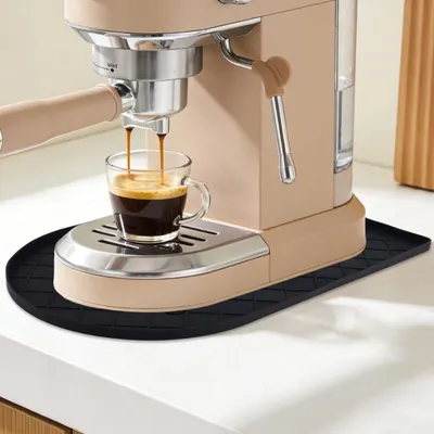 Imagen del producto de Base de silicona para café, de 40x25 cm, con borde elevado