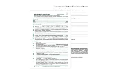 Image de #50xRNK Verlag Formulaire "Contrat de location d'appartement", DIN A4