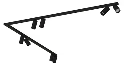 Produktbild von Spot Metall verstellbar Schwarz GU10 Modern