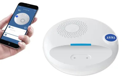 Wi-Fi Wasserleckmelder, 100 dB Alarm, App-Benachrichtigungen, kabellos