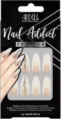 Obrázek produktu pro Ardell Nail Addict Premium, Nehty, Nahá, Jednobarevný, 24 kusů, 1 kusů