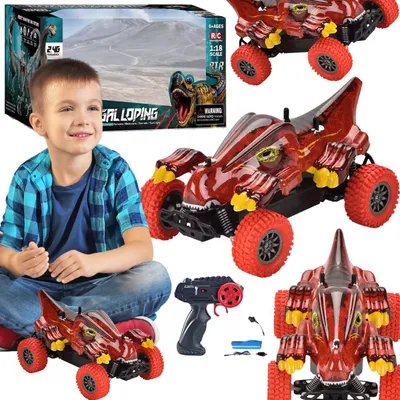 Obrázok produktu pre Diaľkovo ovládané auto s dinosaurom pre deti