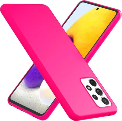 Immagine prodotto di NALIA Neon Custodia per cellulare per Samsung Galaxy A72, Custodia morbida in silicone, cover per telefono rosa