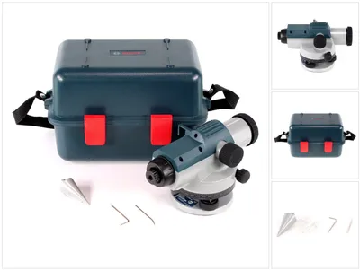 Zdjęcie produktu dla Bosch GOL 20 D Professional, 60 m, Wielobarwny, IP54, Bateria, -10 - 50 °C, -20 - 70 °C