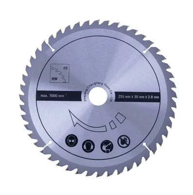 Produktbild von Scheppach HW Kreissägeblatt Ø 255 x 30 x 2,8 x 1,8 mm / 48 Z