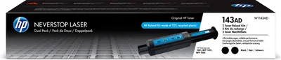 Produktbild von HP W1143AD Neverstop Toner- Nachfüllkit No. 143 AD Doppelp.