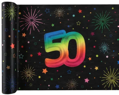 Produktbild von Zahl 50 Festicolor Tischläufer 3m x 30cm