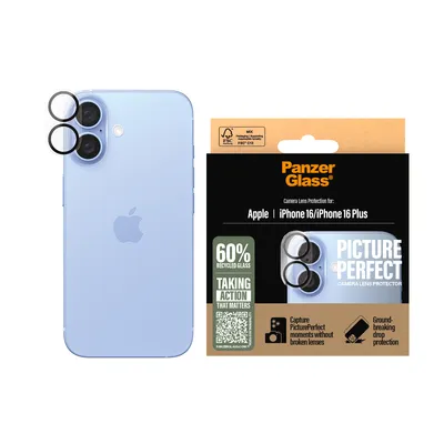 Immagine prodotto di PanzerGlass ® PicturePerfect Protezione obiettivo fotocamera iPhone 16 | 16 Plus