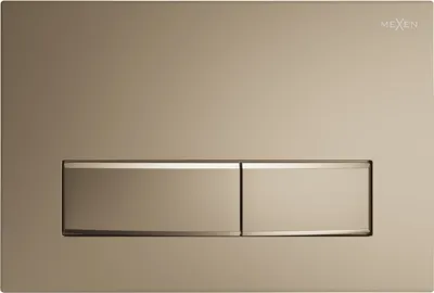 Produktbild von Mexen Fenix 09 Taste zur Betätigung der Spülung, Gold - 600904