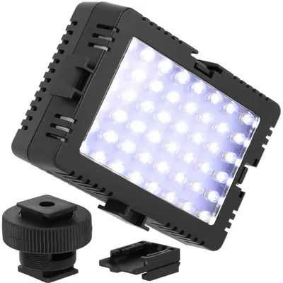 Produktbild von LED-Videoleuchte Flächenleuchte geeignet für kleine DSLR DSLM Kameras/ Camcorder stufenlos dimmbar 560 LUX auf 60cm Entfernung von JJC