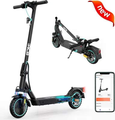 Produktbild von RCB TECH Elektro Scooter,E-Scooter mit Straßenzulassung (ABE),Max.20km/h,Komfortable Stoßdämpfung,APP-Verbindung,Faltbar E-Roller Elektroroller