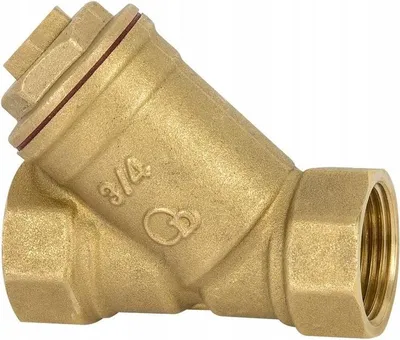 Produktbild von DIAMOND Schrägsitzfilter 3/4" IG Messing Neodym-Magnet Edelstahlsieb 500µm
